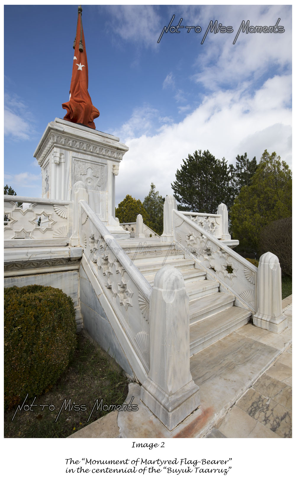 The Monument of Martyred Flag Bearer, Sehit Sancaktar Aniti in the centennial of the Buyuk Taarruz Dumlupinar Kutahya Turkiye Turkey